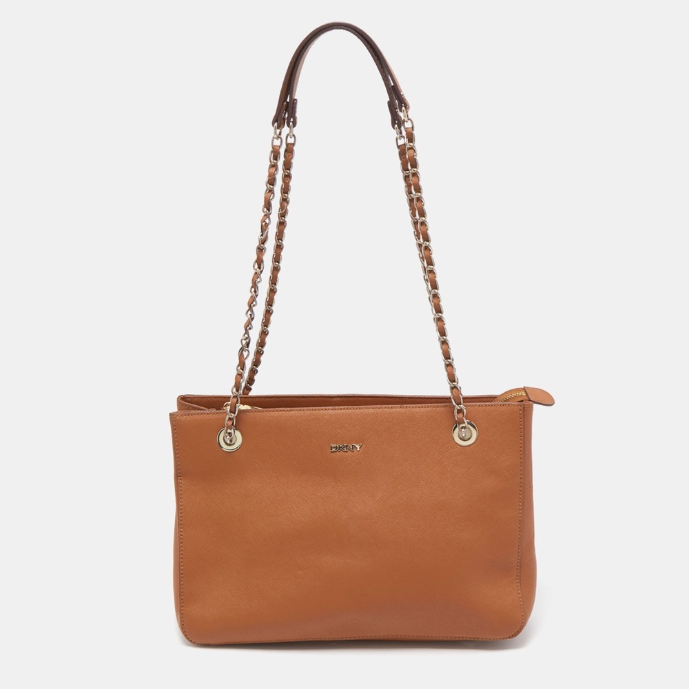 Crossbody Genuine Leather Handbag Purse Like New DKNY